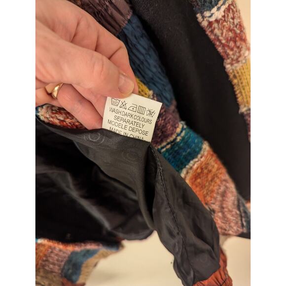 LULU-H women's blazer jacket 30% wool 70% viscose Size M - Picture 3 of 9